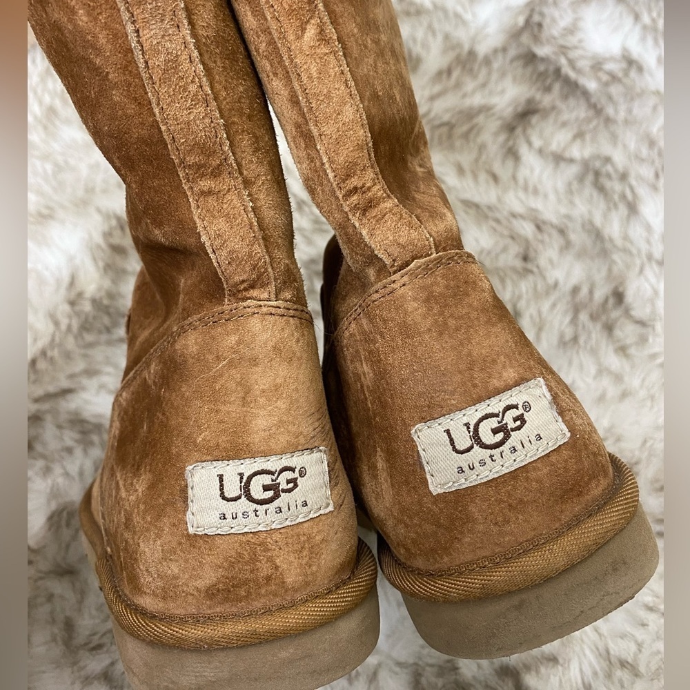 Ugg Tan Suede Boots - Picture 2 of 5